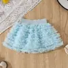 Amazon Nueva Falda Corta Niña Falda de Princesa Europea y Americana Versátil Falda de Pontón Transfronteriza Tutú Pequeño y Mediano para Niños
