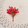Plantas Aquáticas Artificiais e Acessórios Verdes, Acessórios de Folhas de Plantas Falsas, Materiais DIY para Paisagismo, Decoração de Broche de Eucalipto de Três Galhos