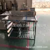 Mesa de trabalho para coleta de palha tipo desmontável mesa para restos de comida mesa de limpeza balcão de serviço aço inoxidável Guangzhou 304 aço branco mesa de trabalho