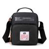 Bolsa Masculina de Tecido Oxford Impermeável Bolsa Masculina Tendência Estilo Coreano Bolsa Transversal para Casal para Ciclismo ao Ar Livre Bolsa de Ombro com Múltiplos Bolsos Bolsa Masculina