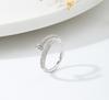 Pulseira de Unha com Pedras Strass Estilo Coreano, Acessório de Joia Dourado Elegante e Moderno, Design Exclusivo Totalmente Cravejado, Estilo Geométrico Minimalista