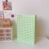 Bolsas de Papel Kraft a Cuadros de Colores Ins Bolsas de Papel Kraft Blanco Ondulado Lindas Almacenamiento de Tarjetas al por Mayor Caja Sorpresa Bolsas para Dulces