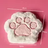 Nuevo álbum de tarjetas de pata de gato rosa de alta apariencia, esponjoso, de una sola cuadrícula, álbum de fotos de 3 pulgadas para niñas que coleccionan ídolos, álbum de almacenamiento de hojas sueltas