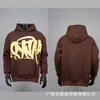 Sudadera con capucha de forro polar y espuma estilo Synaworld American Drill High Street Hip-Hop Pantalones Deportivos de Moda para Hombre