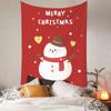 Decoração de Quarto Han Feng Tapeçaria de Natal Decoração de Parede Tecido para Pendurar na Parede ao Lado da Cama Estilo Ins Tecido de Fundo para Decoração de Natal