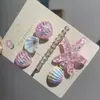 Pinza para el pelo de estrella de mar con concha Pinza para flequillo Pinza para el pelo de moda Nueva y linda Pinza para el pelo Accesorio para el pelo Pinza lateral