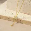 Banyan Tree Prata Esterlina S925 Luxo Leve Ins Pingente Borboleta Colar com Franja Feminino Banhado a Ouro 18K Temperamento Versátil Corrente para Clavícula