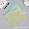 Bolsa de archivo A4 con cordón transfronteriza, bolsa de almacenamiento de documentos para papeles de examen de oficina transparente de gran capacidad hecha a medida, impermeable para contratos