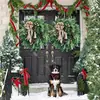 Guirlanda de Pinha de Natal Original Restaurada Um a Um com Agulhas de Pinheiro Guirlanda Estilo Boêmio Coroa de Flores Spot Fábrica