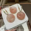 Pendente Natural de Seda Dourada, Jade, Flor de Pessegueiro e Borboleta, Fivela da Paz, Colar de Jade Feminino, Pingente de Jade Verde Tianshan, Venda por Atacado