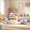 Estatueta de Panda Criativa Estilo Ins Também é um Gato Caixa Surpresa Ornamento de Mesa de Escritório Moderno Decoração de Carro