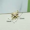 Conector de hexagrama de floco de neve de fábrica spot acessórios de liga DIY materiais semi-acabados acessórios de joalheria atacado
