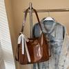 Bolso de hombro personalizado de moda 2024, bolso informal de gran capacidad para mujer, bolso de mano con diseño de nicho