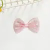 Malha Laser Colorida Faixa Única Laço Acessórios de Cabelo DIY Feitos à Mão Materiais de Decoração para Roupas Capa de Celular Sapatos e Chapéus