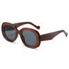 Novos Óculos de Sol Ovais Transfronteiriços, Estilo Europeu e Americano, Armação Grande, em Forma de Ovo, Fashion, Simples, Óculos de Sol Populares para Comércio Exterior