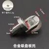 Mingsheng mueble de gabinete mayorista estante móvil ferretería para uñas aleación de zinc autorroscante soporte de placa soporte de ventosa para capa de vidrio