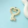 Pintura Acrílica Horneada Agujero Vertical Cabeza de Mickey Forma de Llave DIY Cadena para Teléfono Móvil Llavero Colgante para Coche Bolsa de Zapatos Joyería