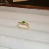 Anillo Geométrico de Circonita Vintage Nicho de Gama Alta Anillo para Dedo Índice Moda Retro Joyería de Lujo Ligero para Mujeres