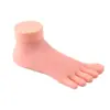 Práctica para Principiantes de Uñas Postizas Usando una Mano Falsa para Colocar Puntas de Uñas, Mano de Exhibición para Salón de Uñas, Modelo de Mano de Goma, Molde de Mano de Silicona al por Mayor