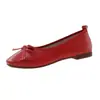 Zapatos de mujer de talla grande para comercio exterior transfronterizo, tallas 41 a 43, mocasines de suela blanda estilo francés, zapatos planos de noche, zapatos bajos sin cordones