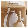 Organizador Multifuncional de Pared en Forma de L sin Taladro para Pasadores y Accesorios para el Cabello Colgador para Abrigos, Sombreros y Gomas para el Cabello