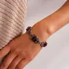Pulsera Ovalada Incrustada de Diamantes, Juego de Aretes y Collar, Cadena de Clavícula Vintage, Joyería de Lujo Ligero y de Alta Gama para Mujeres