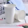 Taza de Porcelana de Hueso Cerámica Publicitaria Creativa de Gran Capacidad para Café, Leche, Cepillado de Dientes y Enjuague Bucal con Imagen de Logotipo