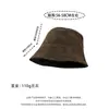 Fábrica de Origen Venta al por Mayor Sombrero de Cubo de Gamuza Otoño e Invierno Nuevo Moda Sombrero de Cubeta Versátil Impermeable Cálido Sombrero de Pescador