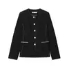 Moda Femenina Europea y Americana Transfronteriza Otoño 2025 Nuevo Blazer Versátil Estilo Chanel con Puntada Decorativa Europea y Americana para Mujer