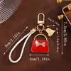 Nuevo Regalo de San Valentín Llavero Colgante Corazón Sensación de Alta Gama Cadena para Teléfono Encanto de Bolso Corazón Accesorio Creativo