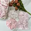 Scrunchie de Tela Estilo Coreano para Niña Super Grande Intestino Cuadros Floral Lunares Satín Dulce Versátil Coleta Lazo para el Cabello Accesorio para el Cabello