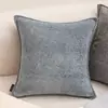 Cojín Decorativo de Terciopelo Sólido Color Crema Claro para Invierno, Cojín para Sofá de Sala de Estar con Acabado de Alta Gama, Cojín Engrosado para Respaldo