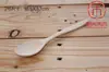 Colher de madeira sem pintura Colher de sopa de faia Colher pequena criativa para crianças Colher Colher de mistura Colher de madeira LOGOTIPO personalizado