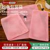 Bolsa con cordón multifuncional al por mayor 22x 24cm bolsa de almacenamiento para artículos de uso diario bolsa de embalaje de poliéster bolsa de malla rosa