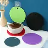 Mesa de Cozinha Anti-Escaldante Silicone Colmeia Isolante Tapete de Mesa de Silicone Tapete Redondo para Panela Porta-Copos