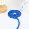 Venda Direta da Fábrica Coleira Refletora Anti-Explosão para Animais de Estimação Corda para Passeio de Cachorro Corda Redonda Trançada de Alto Brilho que Brilha no Escuro DIY