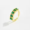 Anillo de Diamante de Zirconia Estilo Europeo y Americano Diseño de Nicho Japonés y Coreano Lujo Ligero Estilo Ins Moda Popular Celebridad de Internet Temperamento Joyería