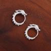 Pendientes Nacionales de Tendencia Panlong de Plata de Ley S925 para Hombre, de Gama Alta, Pendientes Atractivos para el Año de Nacimiento, Pendientes Nuevos Chinos para Chicos, Nicho