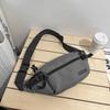 Riñonera para hombre y mujer, marca de moda ins, deportiva, simple, bandolera casual japonesa, riñonera de moda urbana, mochila pequeña cruzada