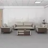 Juego de sofá y mesa de centro para oficina, diseño simple y moderno, adecuado para áreas de recepción y salas de reuniones de oficina, juego completo de muebles de oficina