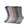 Calcetines Gruesos Cálidos de Lana Merino, Calcetines de Media Pantorrilla, Antideslizantes, Antiolor, con Bucle de Felpa para Deportes al Aire Libre, Senderismo y Esquí, Personalizables