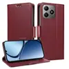Funda para teléfono con sensación de piel adecuada para Realme 12 Pro, Funda con ranura para tarjetas para Realme C63, Funda protectora antigolpes V60 para teléfono A55S