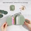 Billetera Corta para Mujer 80% de Descuento, Monedero con Múltiples Ranuras para Tarjetas, Correa Estampada, Popular en el Sudeste Asiático, Estilo Fresco y Dulce
