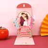 Sobres Rojos Pop-Up 3D Festival de Primavera Año del Caballo 2026, Paquetes Rojos Personalizados de Forma Irregular Deslizables de Alta Gama Estética para Año Nuevo y Bodas