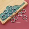 Estilo nacional dragón y fénix Xiangyun patrón de cáñamo conexión de anillo desgastada pendientes accesorios para el cabello círculo colgante argolla de salto joyería DIY
