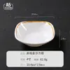 Plato para Salsa con Sabor a Melamina para Restaurante de Hot Pot, Plato para Condimentos de Doble Compartimento, Plato para Salsa de Soja, Plato para Vinagre, Vajilla de Imitación Porcelana, Tazones y Platos