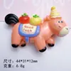 2026 Año del Caballo Auspicioso DIY Pegamento Cremoso Funda para Teléfono Pasador Decoración para Zapatos Llavero Imán para Refrigerador Accesorio para el Cabello Resina Venta al por Mayor
