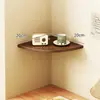 Prateleiras de parede, painéis divisórios de parede, prateleiras triangulares, decoração de canto de sala de estar, estante de canto, suporte de armazenamento sem furos