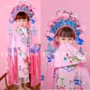 Figurinos de Performance de Passarela para Crianças e Adultos, Apresentando Trajes Tradicionais da Ópera Chinesa, Coroas de Fênix e Moda Tendência Nacional