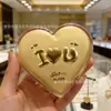Caja de Regalo para Pastel con Forma de Corazón Dorado Waterway Tienda Dorada 520 Regalo de San Valentín para Novia Esposa Regalo de Boda Transmisión en Vivo Venta al por Mayor